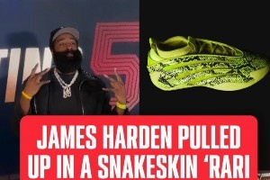 豪车必须配同款战靴！哈登惊艳亮相《Starting 5》第二季首映礼