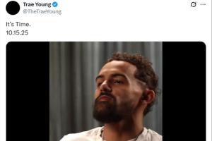 🙃你也“决定”？特雷-杨发布神秘预告：明日8点 时机已到