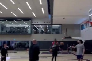 弹无虚发！太阳科林训练连进15记三分！